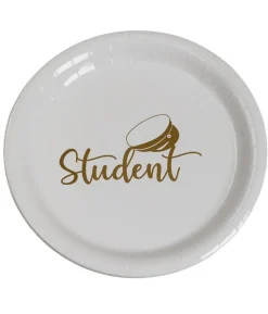 Student paptallerkner, 23 cm