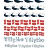 Student stickers, blå