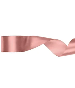 Støvet rosa satinbånd, 50 mm