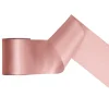 Støvet rosa satinbånd, 100 mm