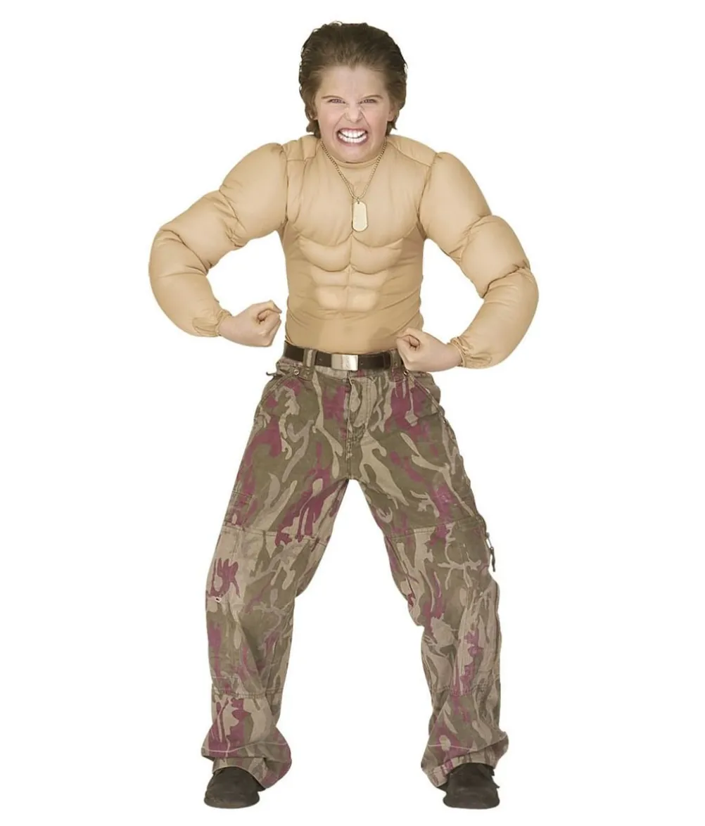 Supermuskel kostume