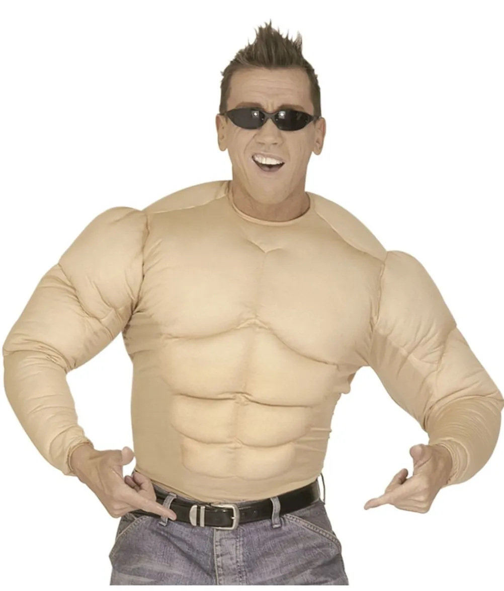 Supermuskler bluse kostume