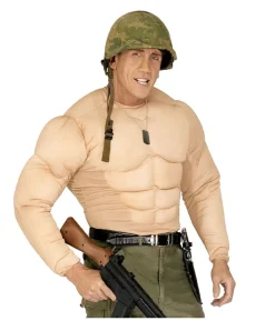 Supermuskler bluse kostume