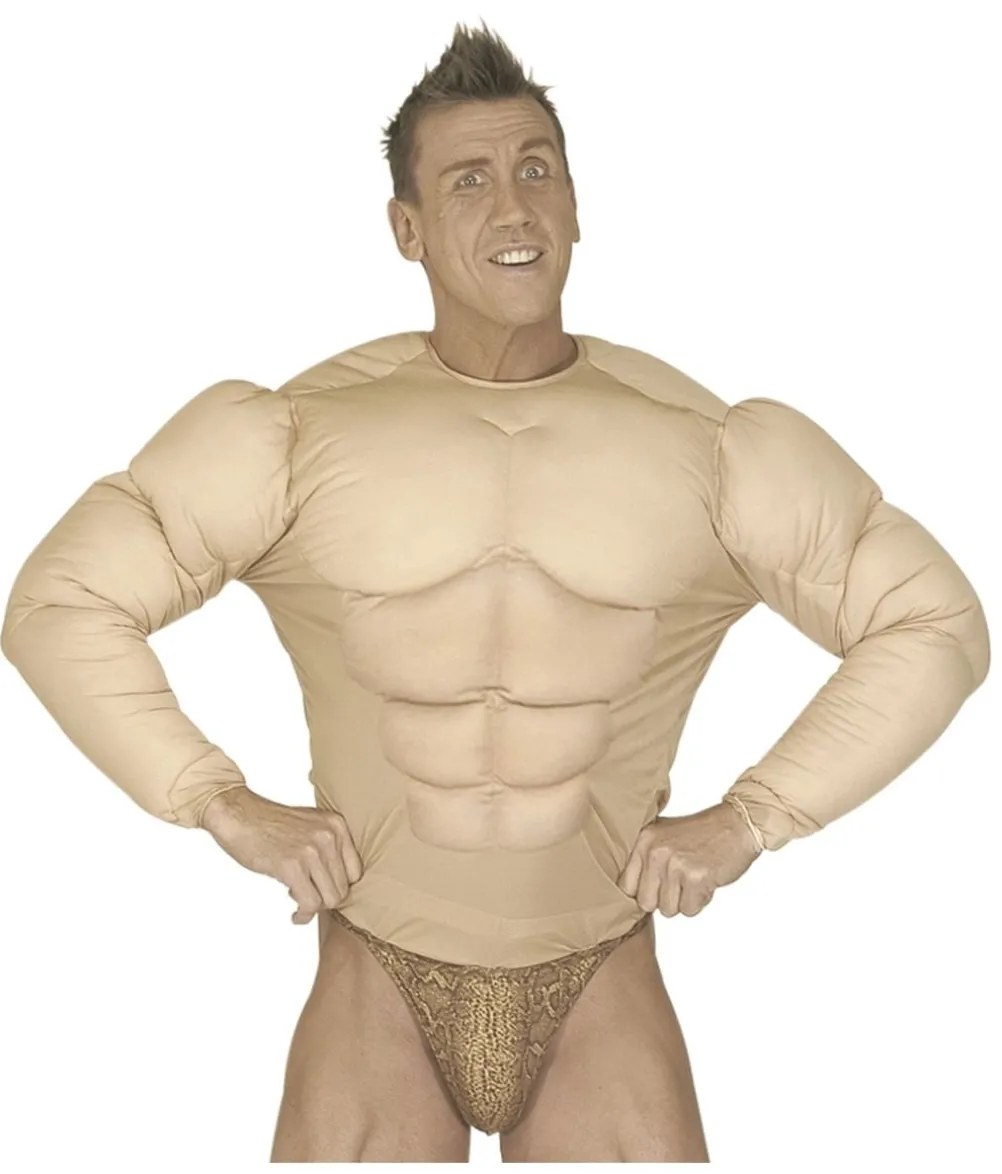 Supermuskler bluse kostume