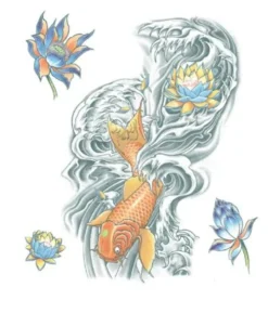 Tatovering Koi XL