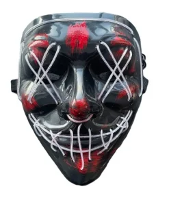 The Purge LED maske med hvidt lys
