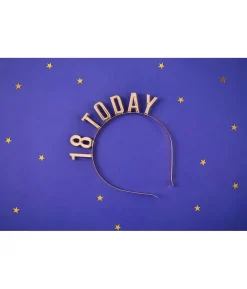 18 Today guld hårbøjle