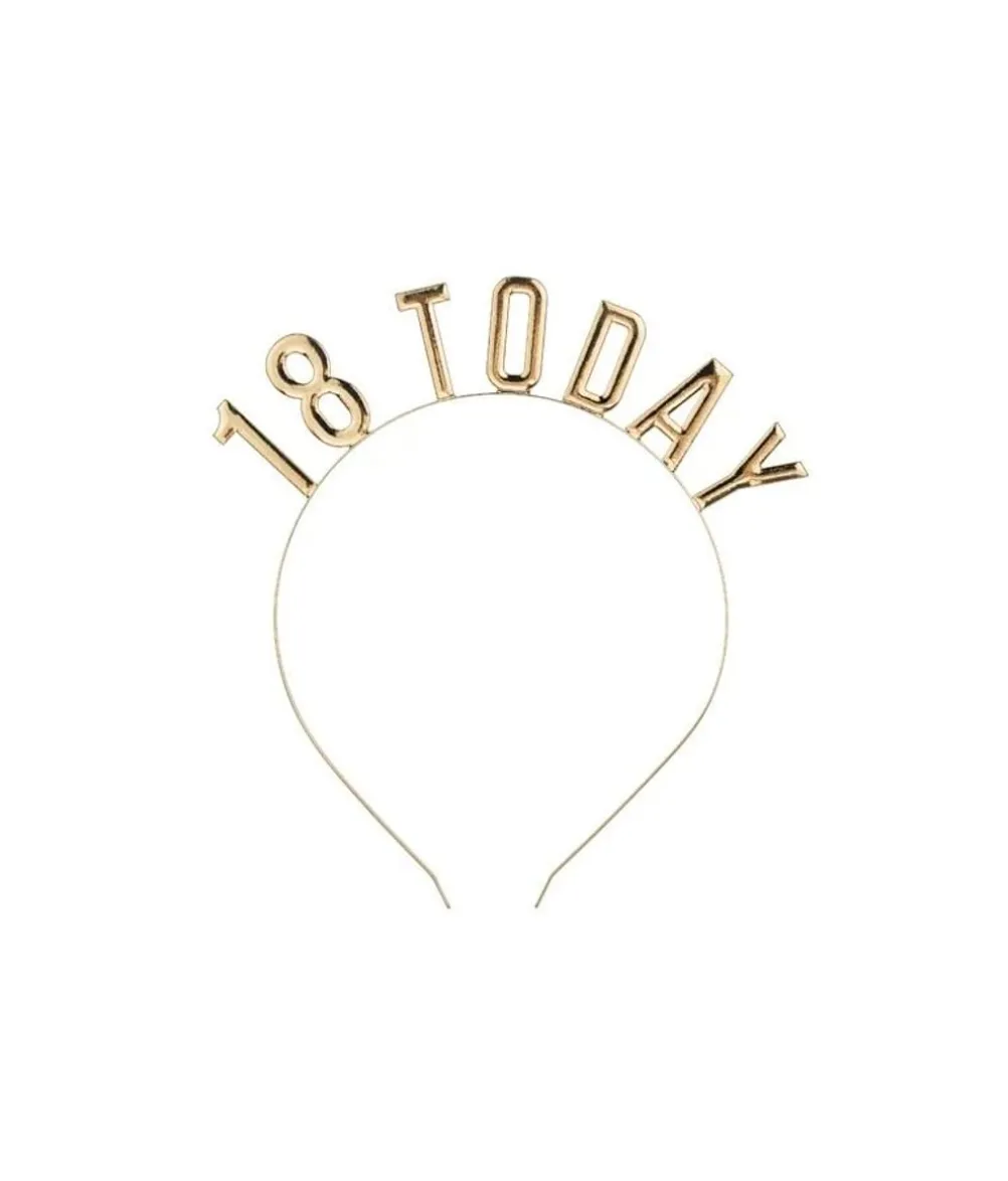 18 Today guld hårbøjle