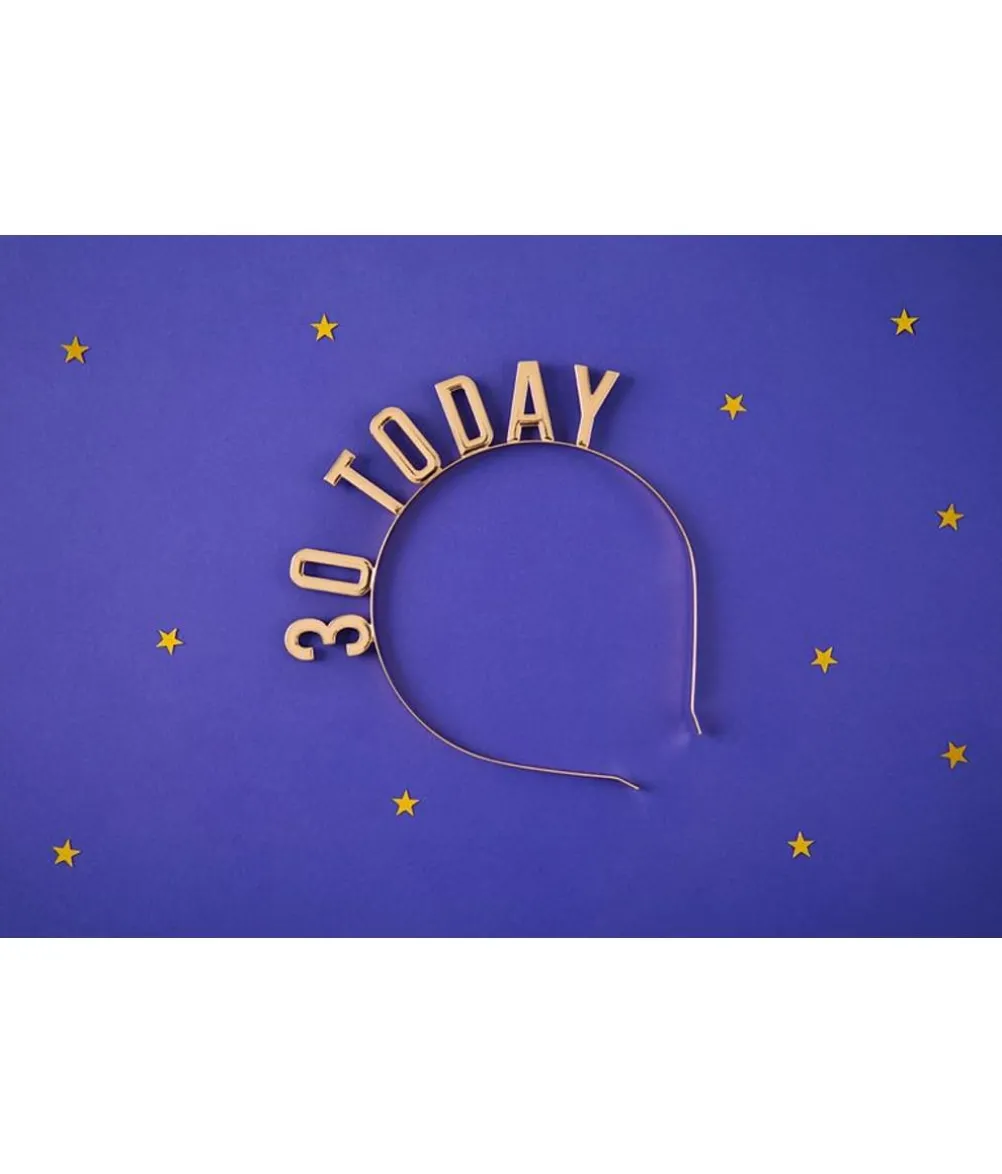 30 Today guld hårbøjle