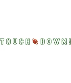 Touchdown bogstav banner