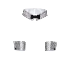 Tuxedo sæt med rhinsten
