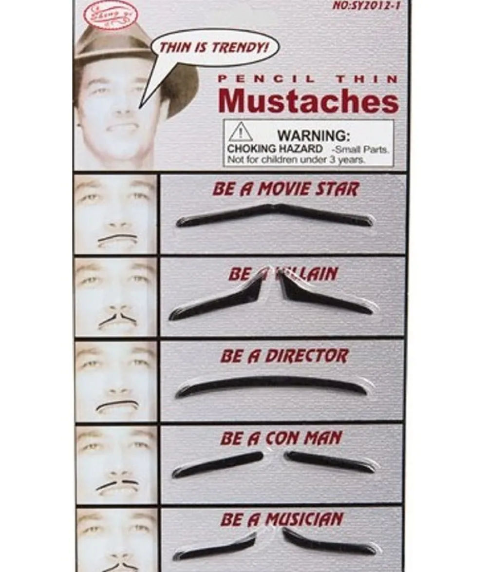 Tynde moustacher