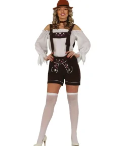 Tyrolese lederhosen, mørkebrune