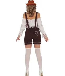 Tyrolese lederhosen, mørkebrune