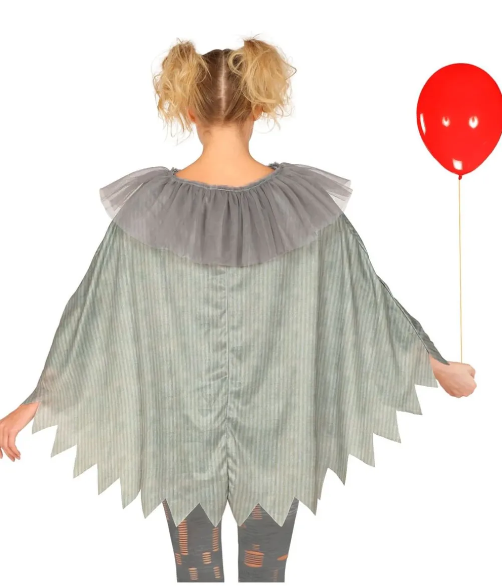 Uhyggelige klovn poncho