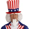 Uncle Sam paryk og skæg