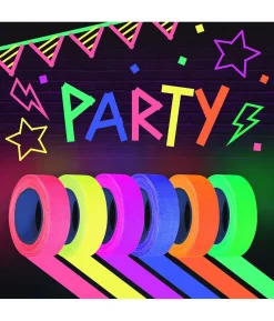 UV Neon tape i 6 farver