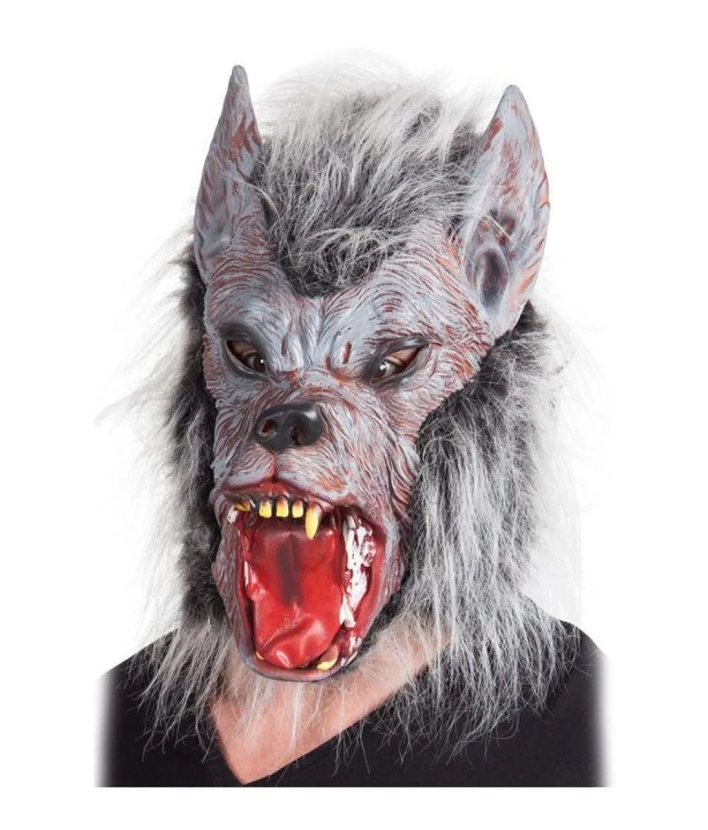 Varulv maske med pels