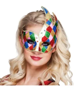 Venice Jester halvmaske