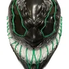 Venom maske med grønt lys