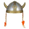 Vikinge hjelm med fletninger