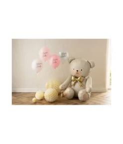 Welcome Baby ballonbuket, pink mix