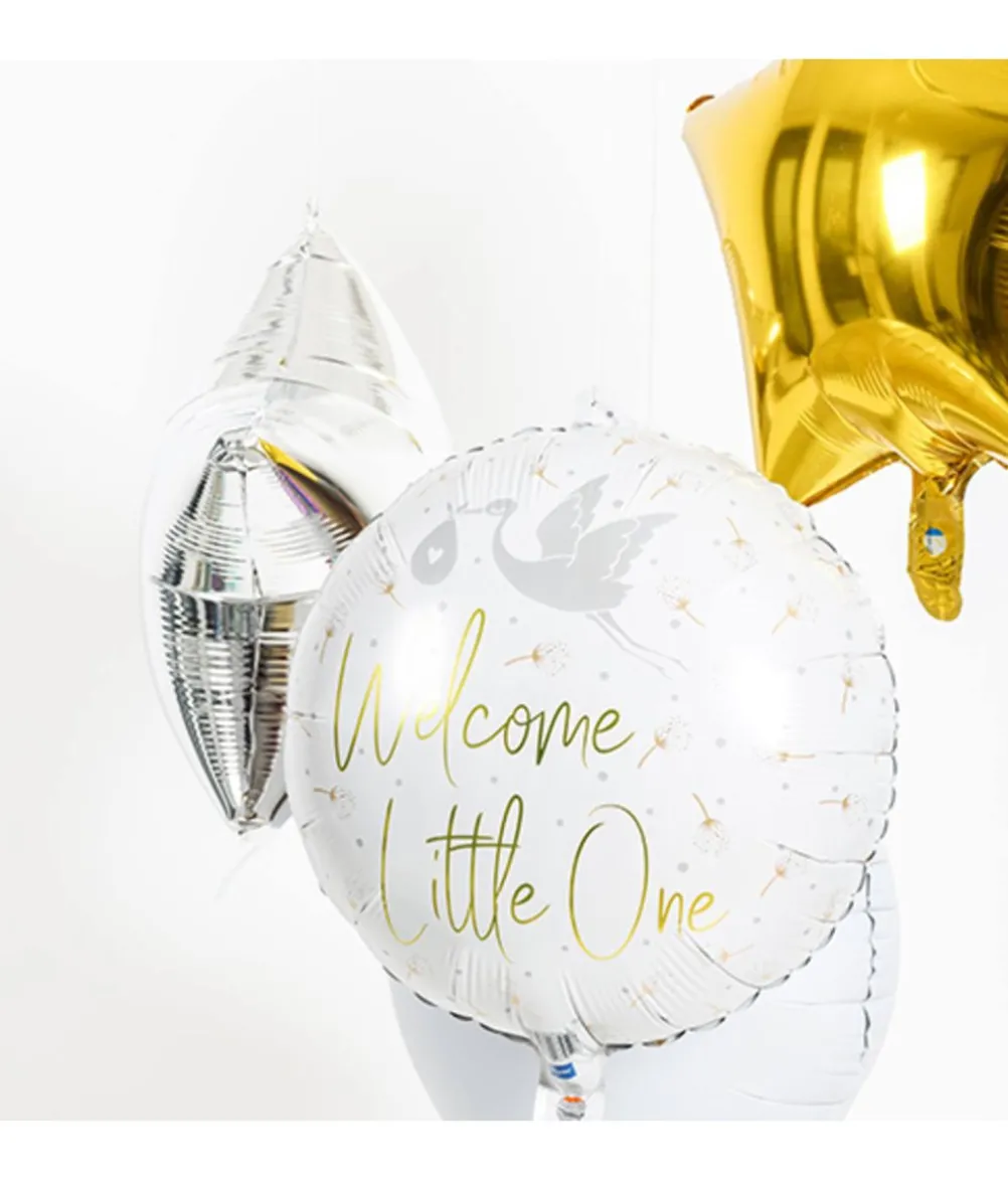 Welcome Little One folieballon, 45 cm